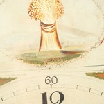 Антикварные напольные часы с разомкнутым фронтоном